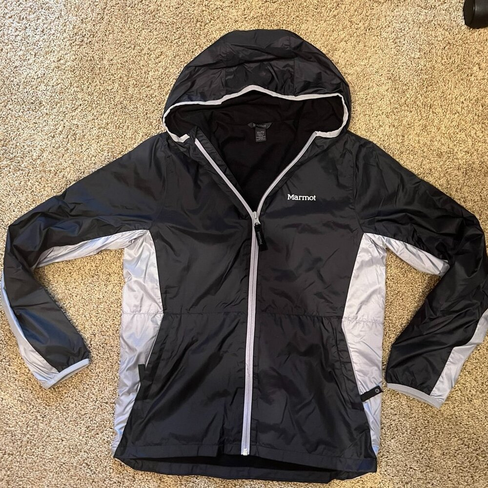 NWOT – Marmot windbreaker lined water proof jacket – Boys XL